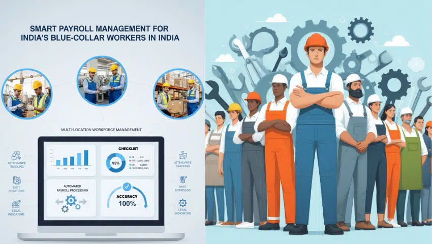Automated payroll blue-collar workers in India